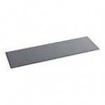 Lavex Needle Rib 3' x 10' Black Indoor Entrance Mat - 3/8