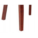 Lancaster Table & Seating Mahogany Finish Wood Window Back Chair with Mahogany Wood Seat - Detached Seat
