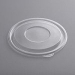 Visions 24 oz. Clear PET Plastic Round Catering / Serving Bowl - 25/Pack