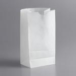 Bagcraft Packaging 300296 6 lb. Dubl-Wax® White Bag - 1,000/Case