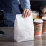 Bagcraft Packaging 300296 6 lb. Dubl-Wax® White Bag - 1,000/Case
