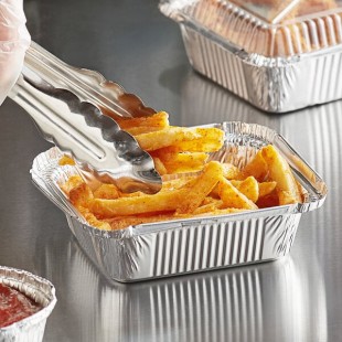 Choice 1 lb. Oblong Foil Take-Out Container - 1,000/Case Choice 1 lb. Oblong Foil Take-Out Container - 1,000/Case