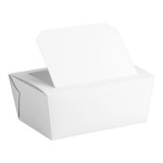 Bio-Pak 04BPPROTWM Protect Tamper-Evident White Paper #4 Windowed Take-Out Container 7 3/4 Bio-Pak 04BPPROTWM Protect Tamper-Evident White Paper #4 Windowed Take-Out Container 7 3/4