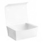 Bio-Pak 04BPPROTWM Protect Tamper-Evident White Paper #4 Windowed Take-Out Container 7 3/4 Bio-Pak 04BPPROTWM Protect Tamper-Evident White Paper #4 Windowed Take-Out Container 7 3/4