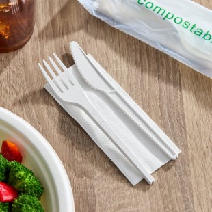 EcoChoice Wrapped Heavy Weight Compostable 6 1/2