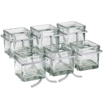 Cal-Mil 1809-39 Iron Two Tier Six Jar Platinum Wire Display - 14