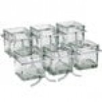 Cal-Mil 1809-39 Iron Two Tier Six Jar Platinum Wire Display - 14
