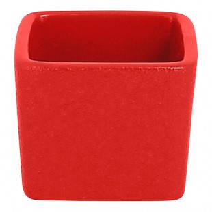 RAK Porcelain Neo Fusion 2.1 oz. Ember Red Stackable Porcelain Ramekin - 12/Case