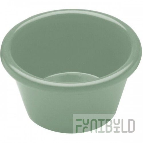 Elite Global Solutions R3SM Cottage Vintage California 3 oz. Hemlock Green Melamine Ramekin - 6/Case