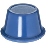 Carlisle S27514 1.5 oz. Ocean Blue Smooth Melamine Ramekin - 48/Case