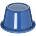 Carlisle S27514 1.5 oz. Ocean Blue Smooth Melamine Ramekin - 48/Case