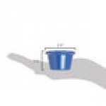 Carlisle S27514 1.5 oz. Ocean Blue Smooth Melamine Ramekin - 48/Case