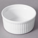 10 Strawberry Street WTR-35SUF Whittier 4 oz. White Porcelain Fluted Ramekin - 48/Case 10 Strawberry Street WTR-35SUF Whittier 4 oz. White Porcelain Fluted Ramekin - 48/Case