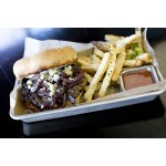 American Metalcraft SSC25 2.5 oz. Stainless Steel Square Sauce Cup - 12/Case