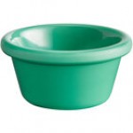 Acopa Foundations 2 oz. Orange Smooth Melamine Ramekin - 12/Case