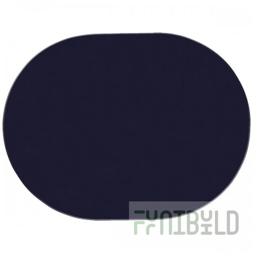H. Risch, Inc. PLACEMATOVAL17X13BLUE 17