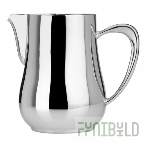 WNK by Steelite International Eminence 53.5 oz. Stainless Steel Pitcher with Ice Guard 5351S230