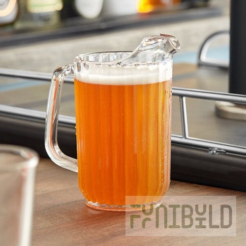 Cambro P320CW135 Camwear® 32 oz. Clear Customizable Plastic Pitcher