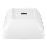 10 Strawberry Street WTR-10SQBWL Whittier 1.44 Qt. White Square Porcelain Bowl - 6/Case