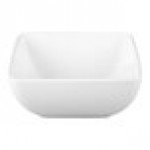 10 Strawberry Street WTR-10SQBWL Whittier 1.44 Qt. White Square Porcelain Bowl - 6/Case