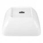 10 Strawberry Street WTR-10SQBWL Whittier 1.44 Qt. White Square Porcelain Bowl - 6/Case