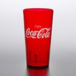GET 6632-CC 32 oz. Clear Coca-Cola® SAN Plastic Tall Pebbled Tumbler - 72/Case GET 6632-CC 32 oz. Clear Coca-Cola® SAN Plastic Tall Pebbled Tumbler - 72/Case