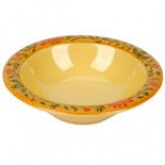 GET B-127-RO Diamond Mardi Gras 12 oz. Rio Orange Melamine Bowl - 24/Case
