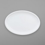 Elite Global Solutions M12514R-W Olympus 6.75 Qt. White Round Melamine Coupe Bowl