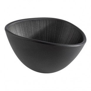 APS Nero 10.1 oz. Organic Melamine Bowl - 6/Case APS Nero 10.1 oz. Organic Melamine Bowl - 6/Case