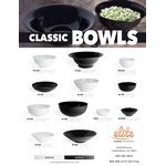 Elite Global Solutions M15R6B Classics Black 12.5 Qt. Large Round Bowl Elite Global Solutions M15R6B Classics Black 12.5 Qt. Large Round Bowl
