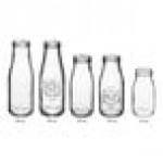Acopa 10 oz. Customizable Glass Milk Bottle - 12/Case Acopa 10 oz. Customizable Glass Milk Bottle - 12/Case