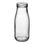 Acopa 10 oz. Customizable Glass Milk Bottle - 12/Case Acopa 10 oz. Customizable Glass Milk Bottle - 12/Case