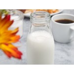 Acopa 10 oz. Customizable Glass Milk Bottle - 12/Case Acopa 10 oz. Customizable Glass Milk Bottle - 12/Case