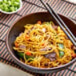 Twin Marquis Pre-Cooked Frozen Lo Mein Noodles 5 lb. - 6/Case Twin Marquis Pre-Cooked Frozen Lo Mein Noodles 5 lb. - 6/Case