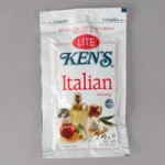 Ken's Foods 1 Gallon Lite Italian Dressing - 4/Case Ken's Foods 1 Gallon Lite Italian Dressing - 4/Case