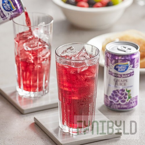 Ruby Kist Grape Juice 7.2 fl. oz. Can - 24/Case
