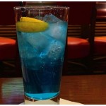 Torani Blue Curacao Flavoring Syrup 750 mL Glass Bottle - 12/Case