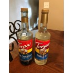 Torani Blue Curacao Flavoring Syrup 750 mL Glass Bottle - 12/Case