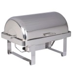 Vollrath 46350 9 Qt. Avenger Roll Top Chafer Full Size Vollrath 46350 9 Qt. Avenger Roll Top Chafer Full Size
