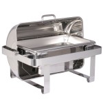 Vollrath 46350 9 Qt. Avenger Roll Top Chafer Full Size Vollrath 46350 9 Qt. Avenger Roll Top Chafer Full Size