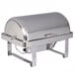 Vollrath 46350 9 Qt. Avenger Roll Top Chafer Full Size Vollrath 46350 9 Qt. Avenger Roll Top Chafer Full Size