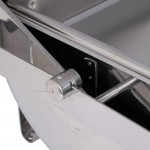 Vollrath 46350 9 Qt. Avenger Roll Top Chafer Full Size Vollrath 46350 9 Qt. Avenger Roll Top Chafer Full Size