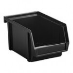 Vollrath 4804-06 Traex® Black Self-Serve Condiment Bin - 8