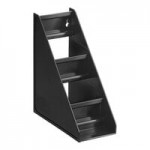 Vollrath 4804-06 Traex® Black Self-Serve Condiment Bin - 8