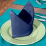 Intedge Royal Blue 100% Polyester Cloth Napkins, 20 Intedge Royal Blue 100% Polyester Cloth Napkins, 20