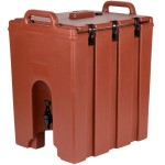 Cambro 1000LCD402 Camtainer® 11.75 Gallon Brick Red Insulated Beverage Dispenser Cambro 1000LCD402 Camtainer® 11.75 Gallon Brick Red Insulated Beverage Dispenser