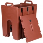 Cambro 1000LCD402 Camtainer® 11.75 Gallon Brick Red Insulated Beverage Dispenser Cambro 1000LCD402 Camtainer® 11.75 Gallon Brick Red Insulated Beverage Dispenser