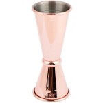 Barfly® M37003CP 1 oz. & 1.5 oz. Copper-Plated Japanese Style Jigger Barfly® M37003CP 1 oz. & 1.5 oz. Copper-Plated Japanese Style Jigger