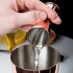 Barfly® M37003CP 1 oz. & 1.5 oz. Copper-Plated Japanese Style Jigger Barfly® M37003CP 1 oz. & 1.5 oz. Copper-Plated Japanese Style Jigger