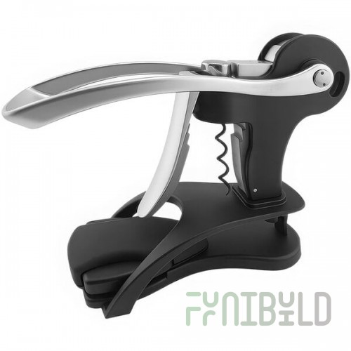 Franmara Enoteca 3-Piece Uncorking Set with Foil Cutter and Table Stand 7525